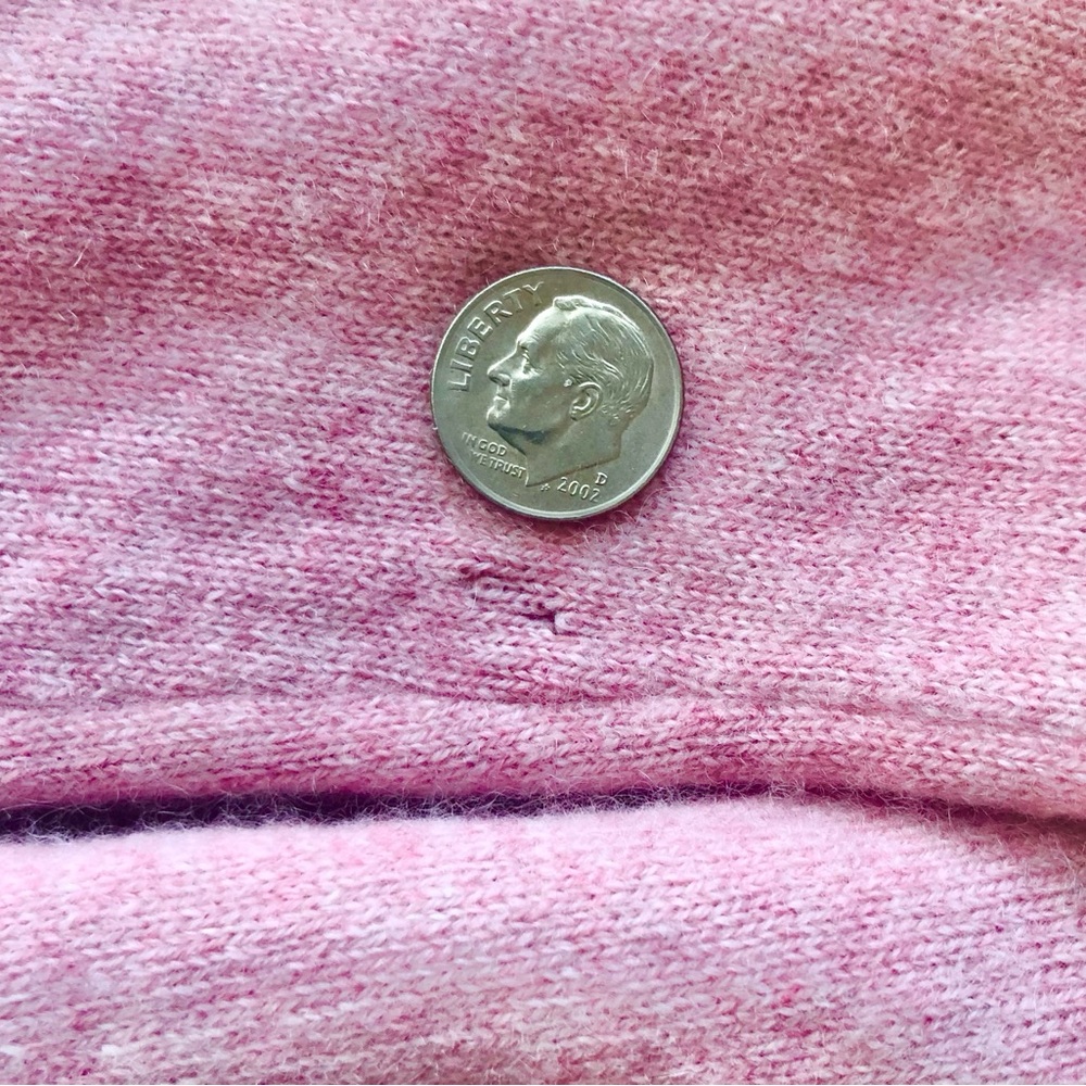 Lands' End Pink Crew Neck Sweater - Picture 9 of 10